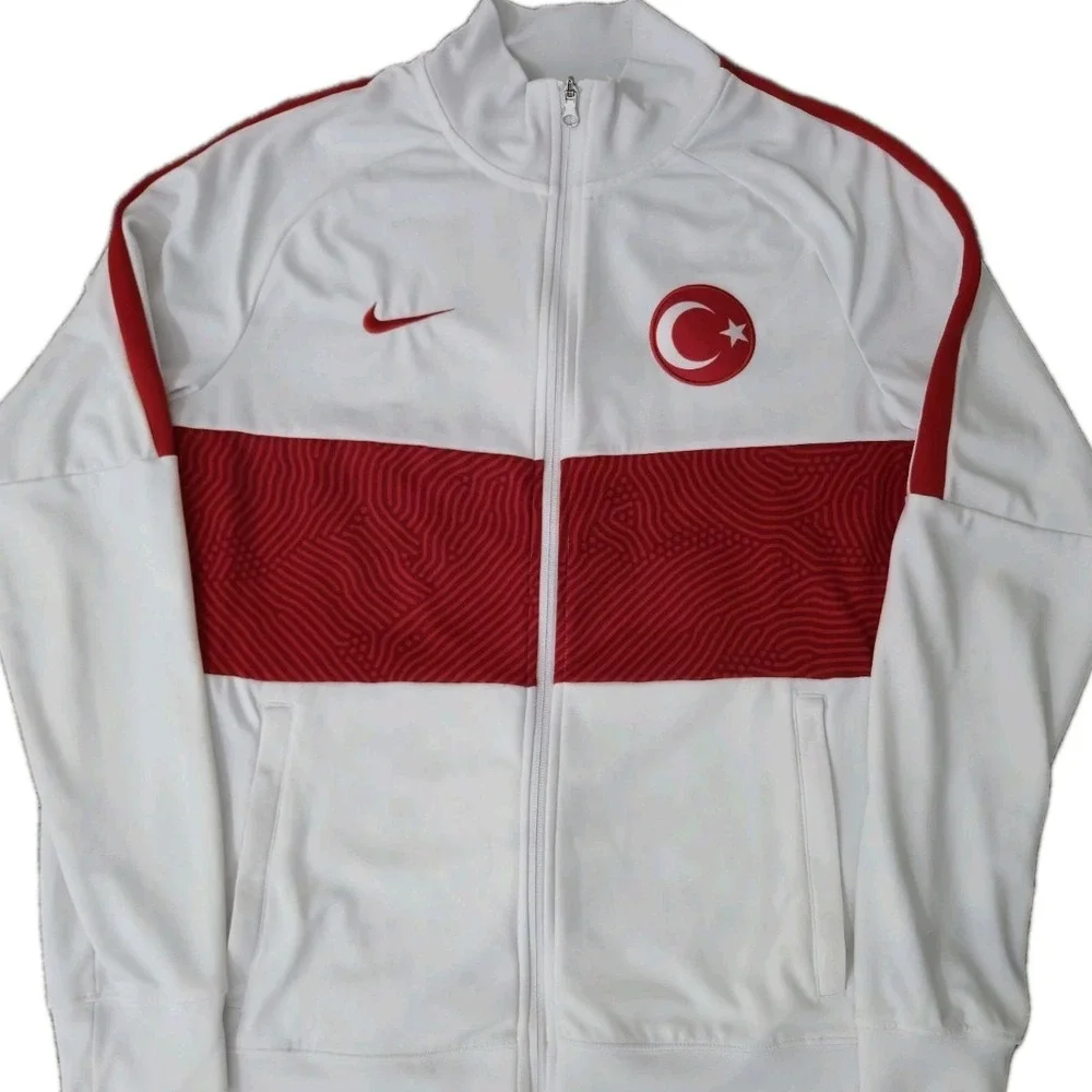 Nike Turkey National Team Track Jacket Red White Mens Medium Türkiye Soccer
